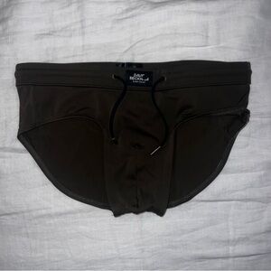 Vintage H&M David Beckham Mens Swim Brief - Olive